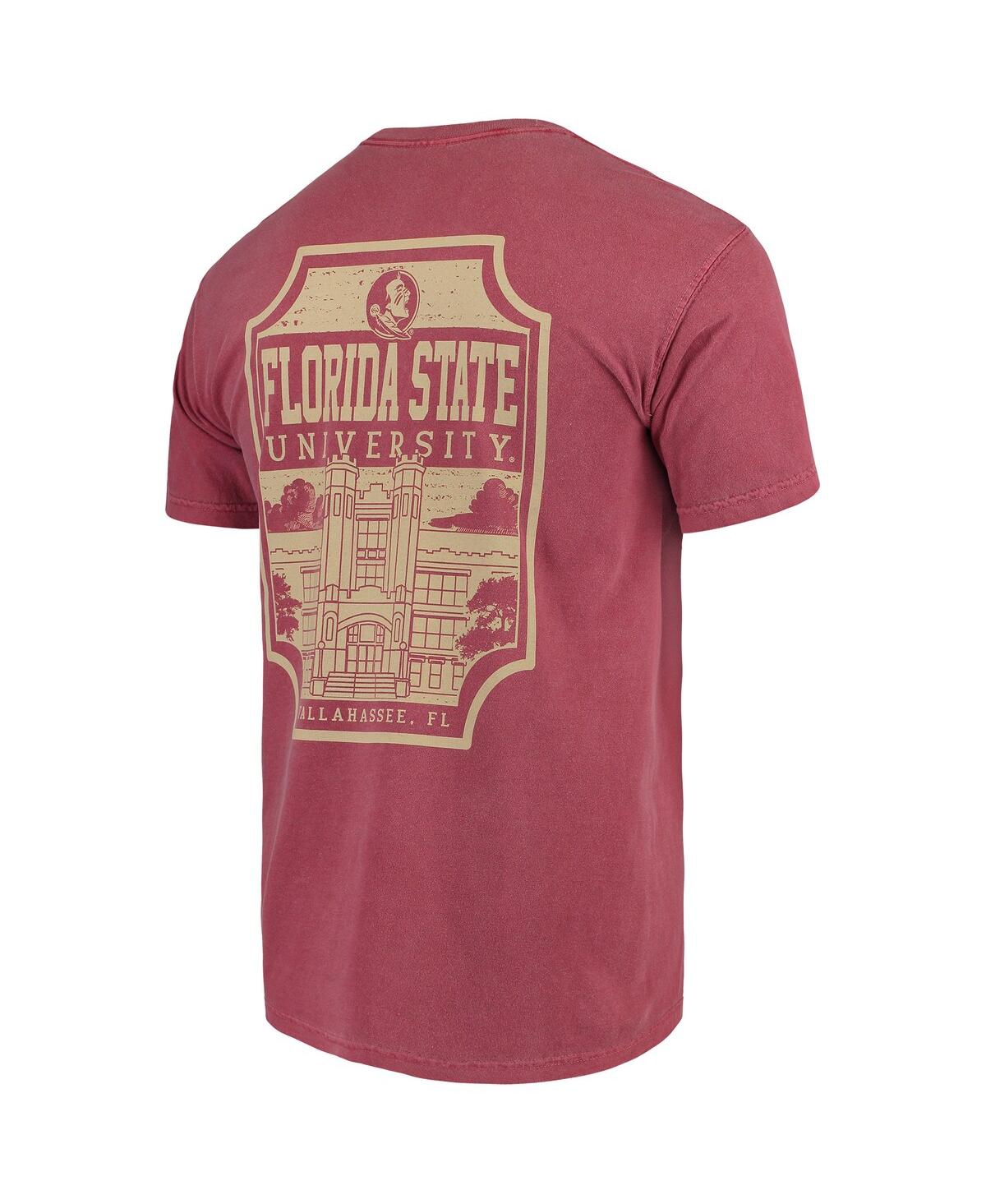 Shop Image One Men's Garnet Florida State Seminoles Comfort Colors Campus Icon T-shirt