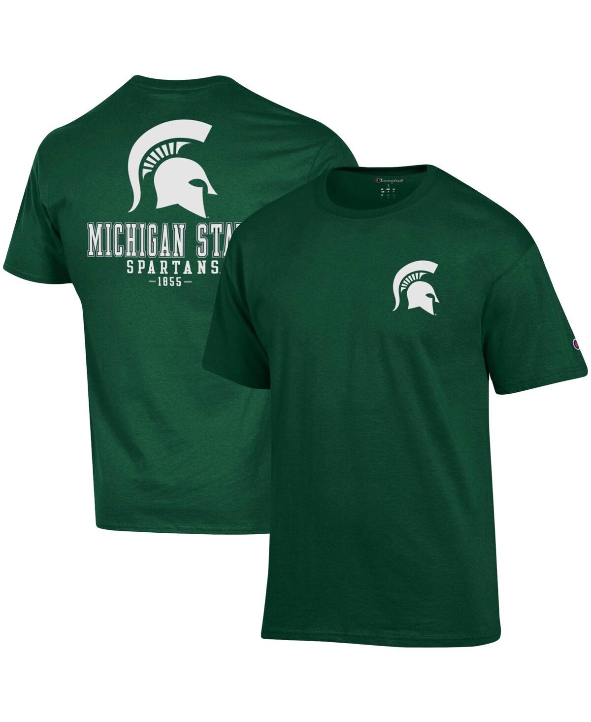 Men's ChampionMichigan State Spartans Stack 2-Hit T-shirt - Green