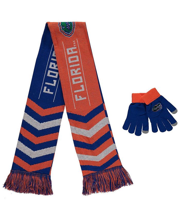 FOCO Men's and Women's Royal Florida Gators Glove and Scarf Combo Set