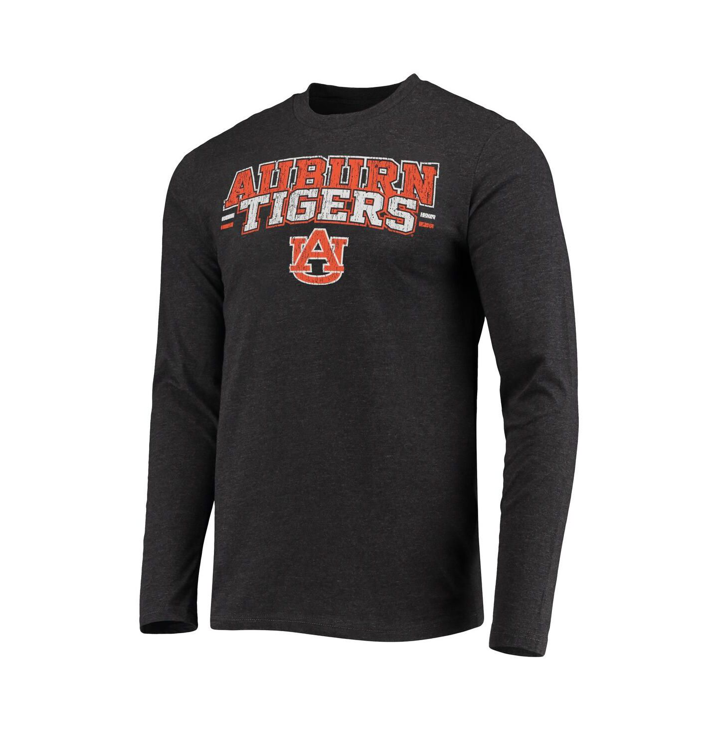 Мужская пижама Concepts Sport Auburn Tigers Meter, Navy/Heathered Charcoal — фото 3