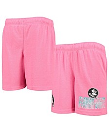 Youth Boys Pink Florida State Seminoles Super Fresh Neon Daze Shorts