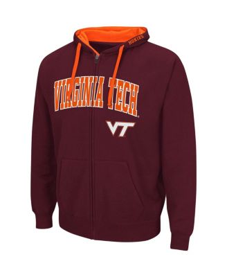 Men's Maroon Virginia Tech Hokies Big and Tall Full-Zip Hoodie