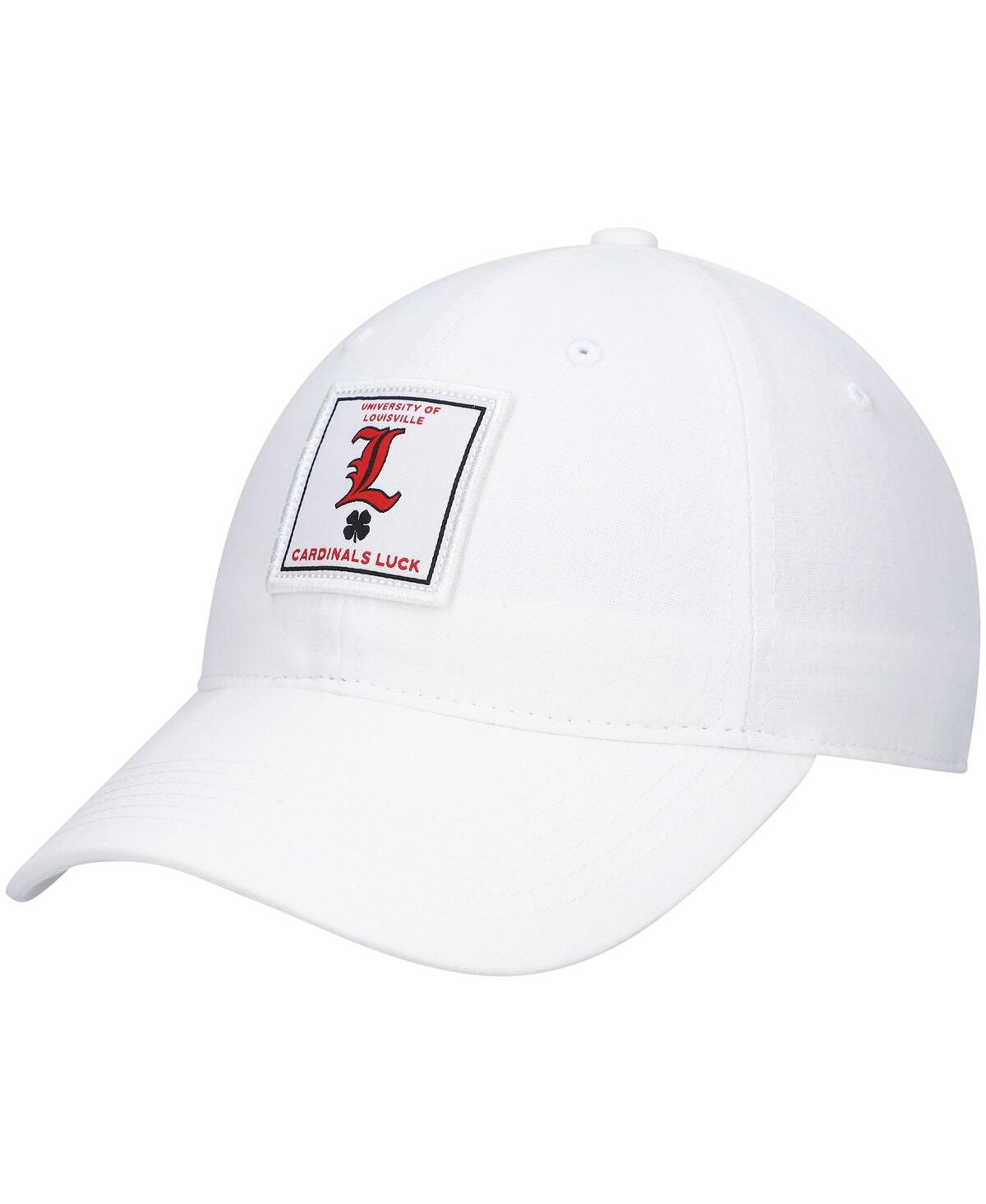Black Clover White Louisville Cardinals Dream Adjustable Hat