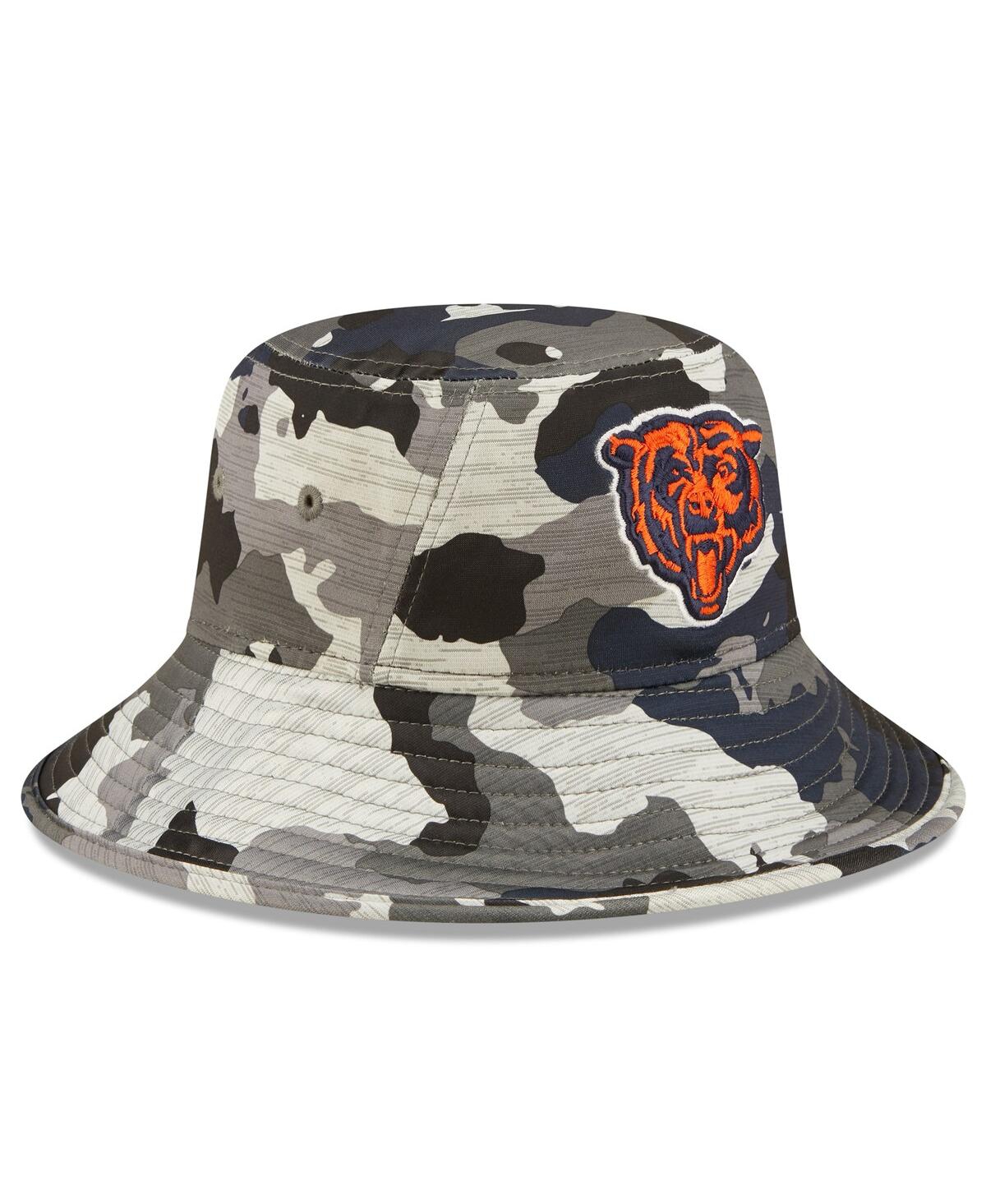 Shop New Era Men's  Camo Chicago Bears 2022 Nfl Training Camp Official Mascot Bucket Hat