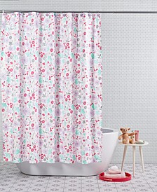 Wildflowers Shower Curtain, 72" x 72", Created for Macy's