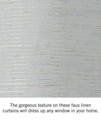 Erasmus Sheer Rod Pocket Window Curtain Panel Pair, 38" x 84"