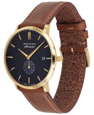 Men's Heritage Tan Genuine Leather Strap Watch 40mm