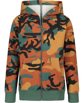 Timberland Big Boys Camo Hoody 