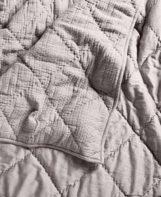 Hotel Collection Dobby Diamond 3-Pc. Coverlet Set, King, Exclusively at Macy’s