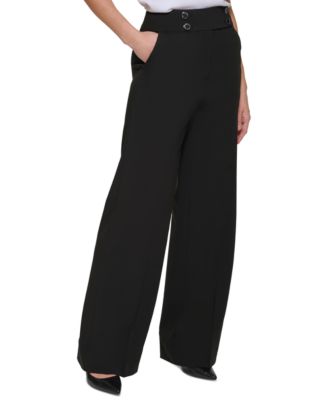 Women's Whitney Button Front Wide Leg Pants