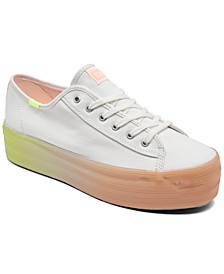 Women's Triple Up Ombre Foxing Platform Casual Sneakers from Finish Line