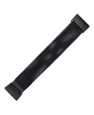 Black Stainless Steel Mesh Band designed for Fitbit Charge 3 & 4