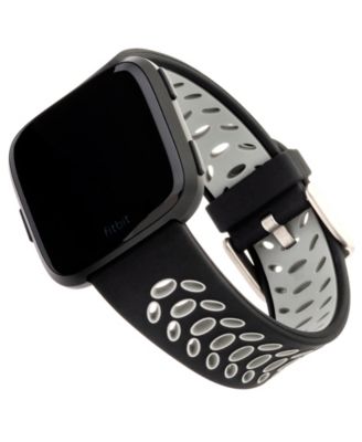 Stainless Steel Mesh Band and Silicone Sport Band 2-Pack designed for the Fitbit Versa, Versa 2 and Versa Lite