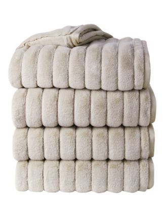 Ultra Plush Raschel Mink Blanket, Queen/King