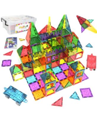 108 Piece Magnetic Building Blocks With Two Bonus Pieces
