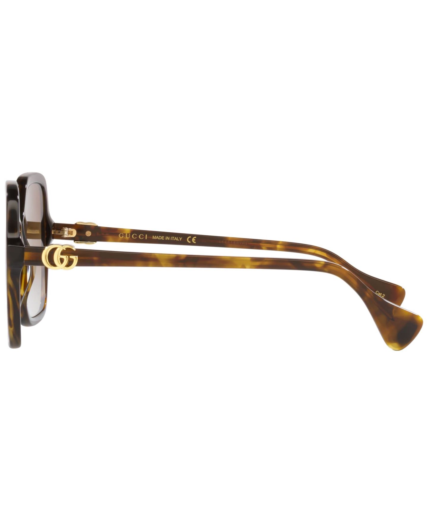 Женские солнцезащитные очки Gucci GG1072S, цвет: Коричневый — фото 6