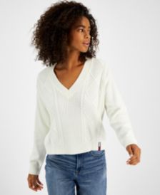 womens cream sweaters