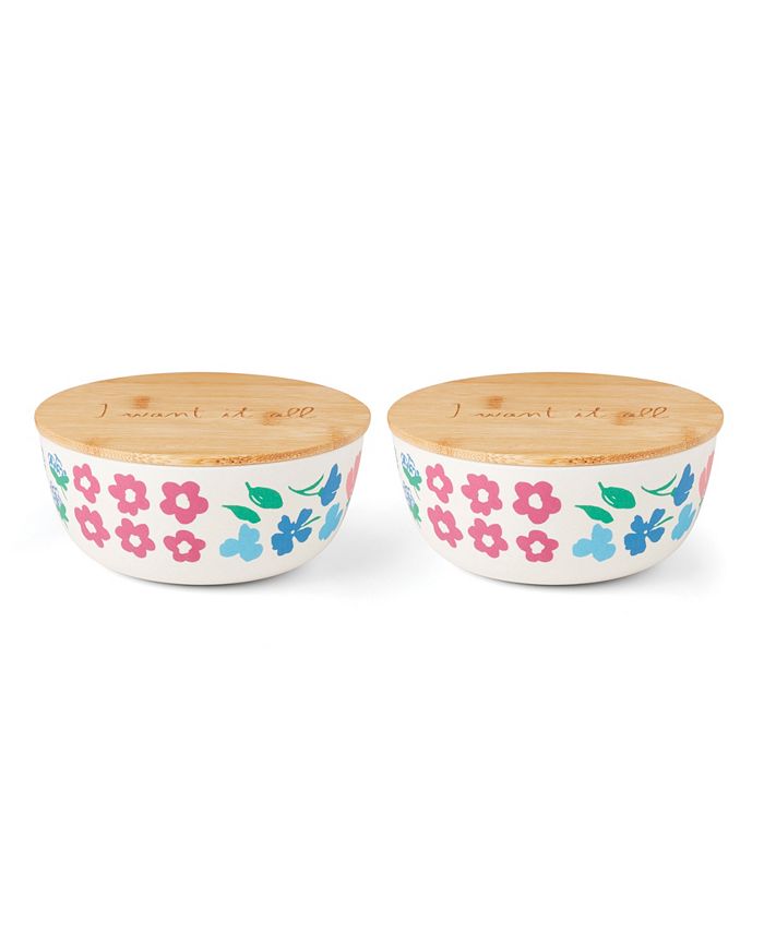 Kate Spade Floral Fields Bowl with Lid Macy's