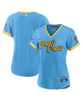 Women's Powder Blue Milwaukee Brewers City Connect Replica Team Jersey