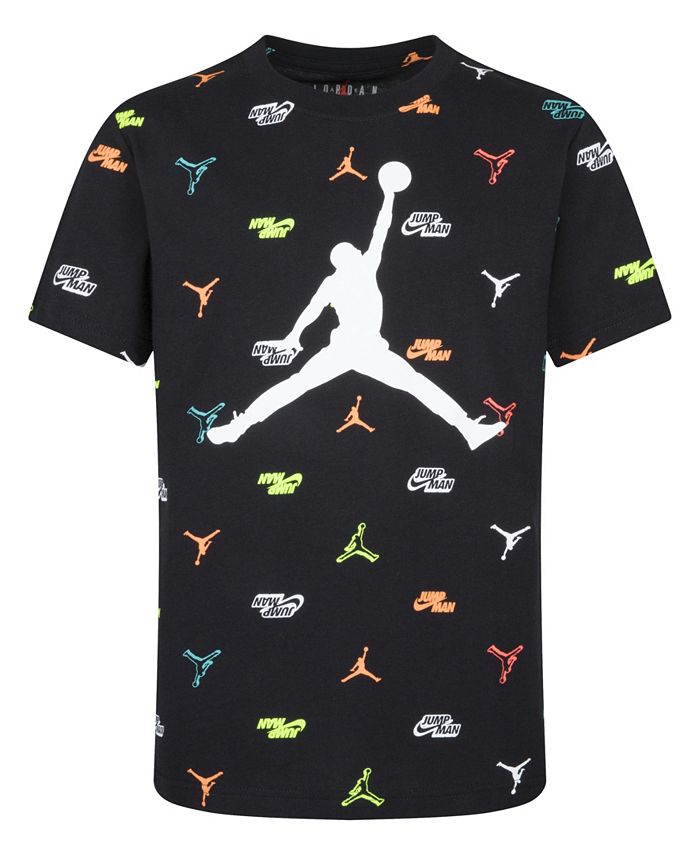 Jordan Big Boys Jumpman Graphic Logo Printed Tshirt Macy's