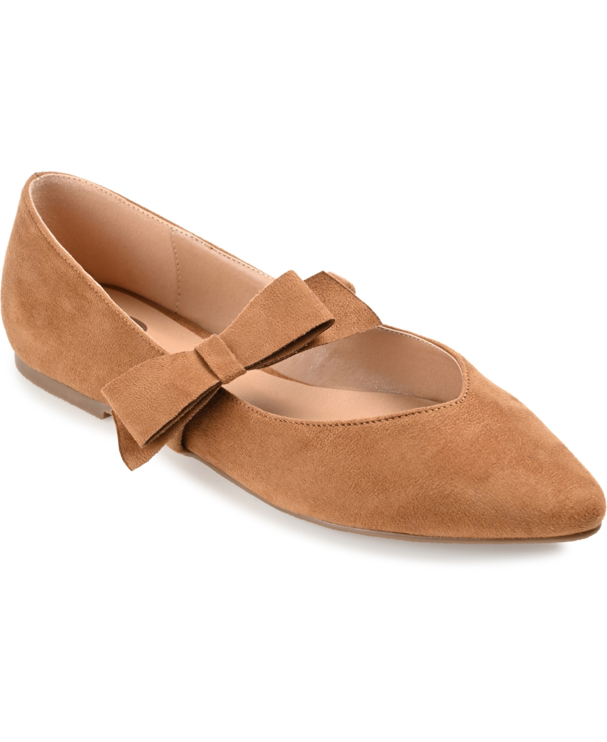 Shop Journee Collection Women's Aizlynn Mary Jane Flats In Tan