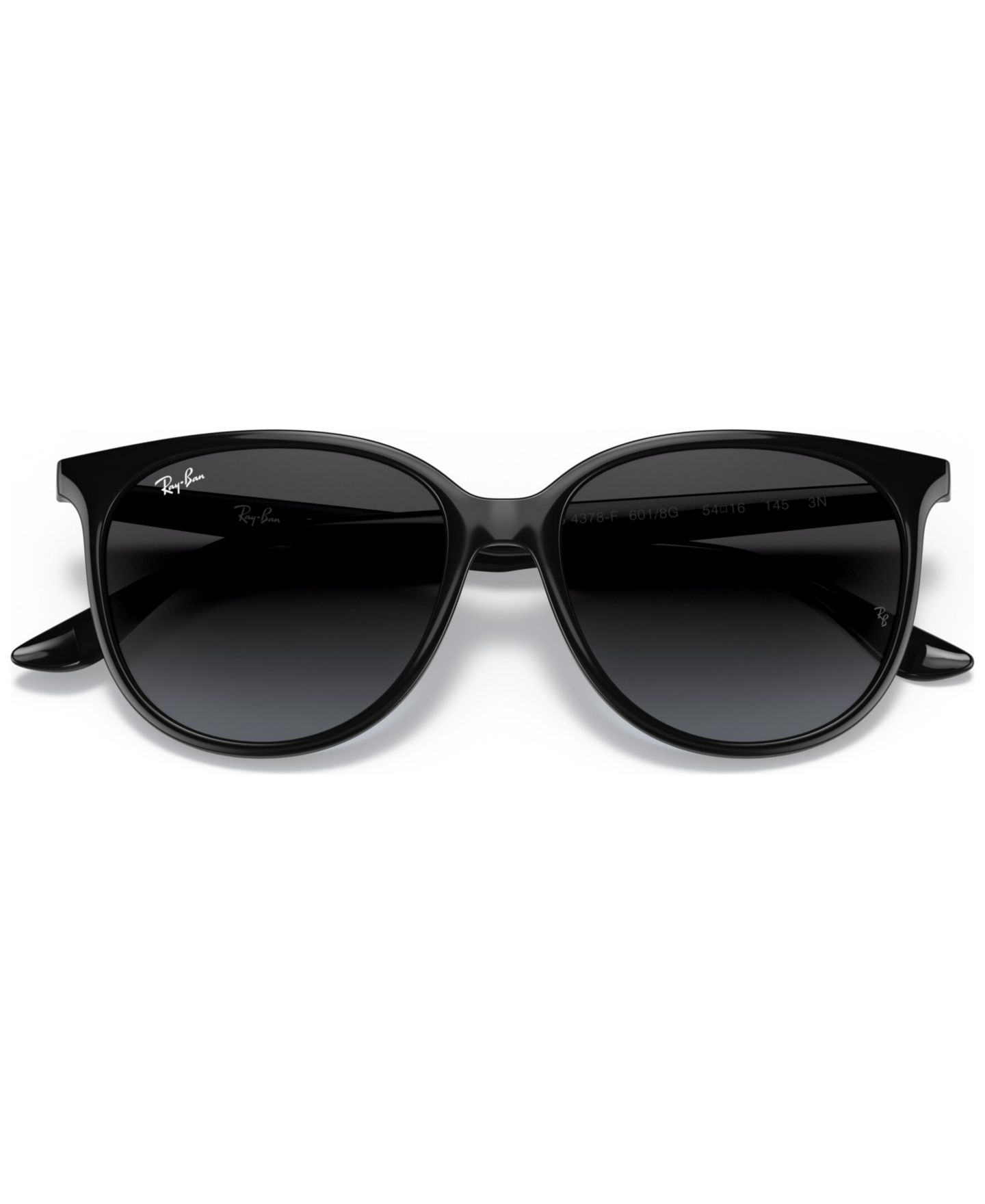 Женские солнцезащитные очки Ray-Ban Low Bridge Fit Sunglasses, Rb4378 54, цвет: Чёрный — фото 5