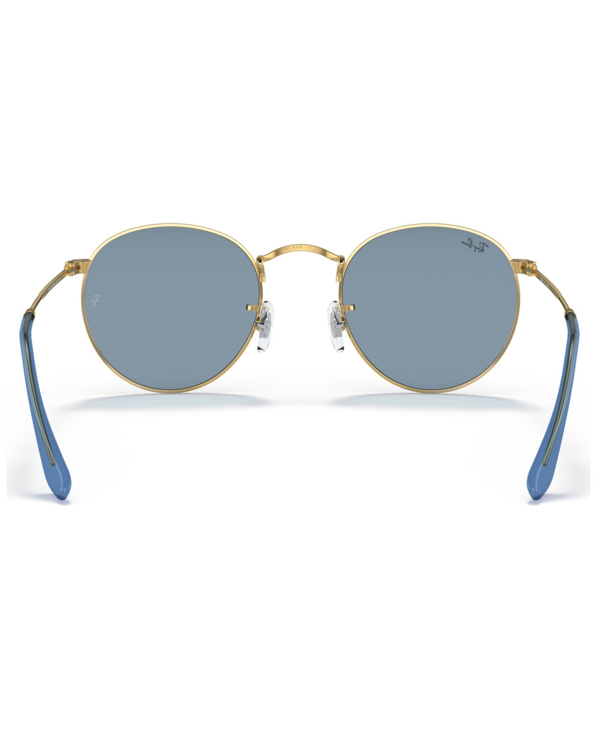Ray Ban Unisex Sunglasses, Rb3447 Round Metal In Blue