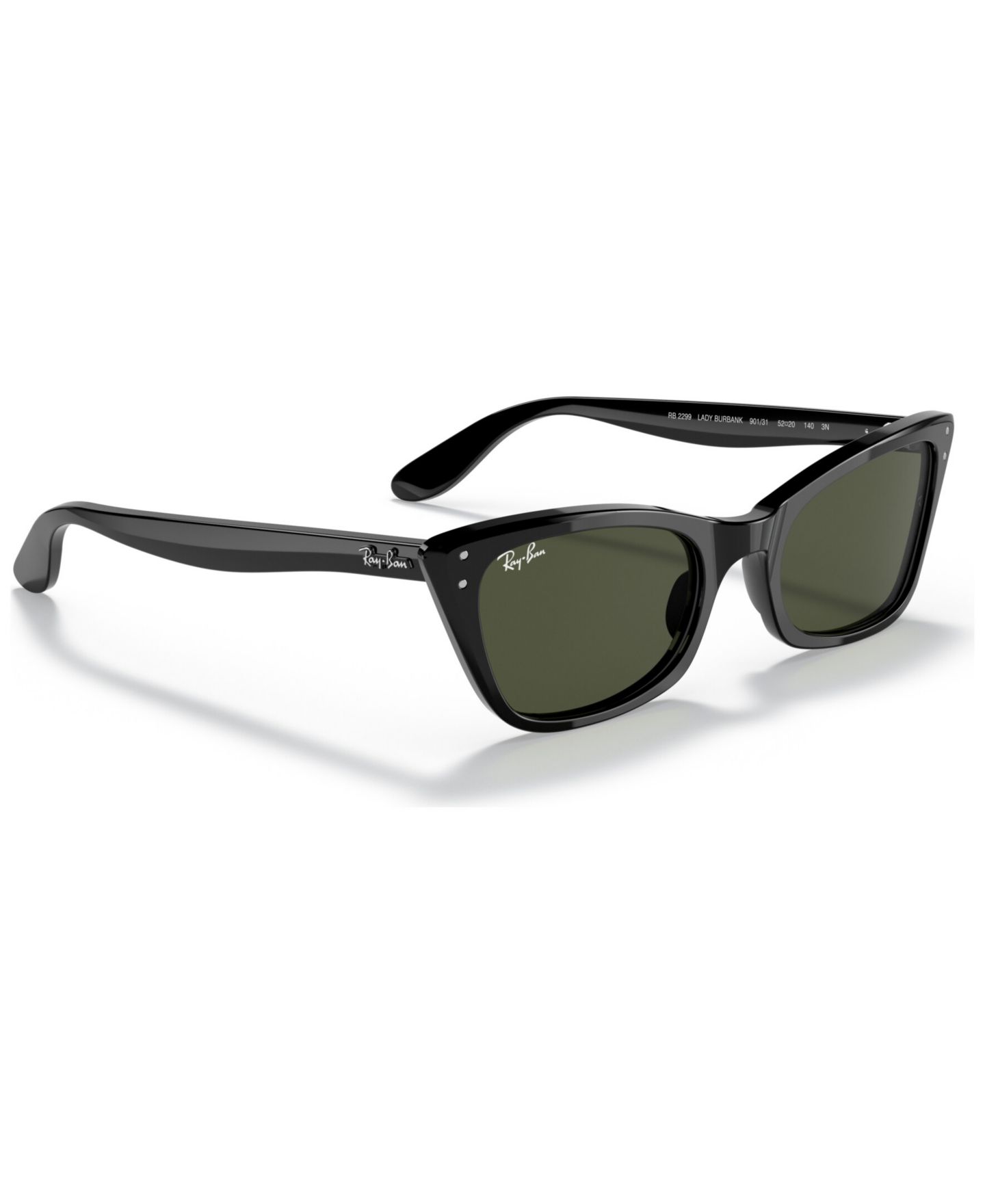 Женские солнцезащитные очки Ray-Ban Sunglasses, RB2299 Lady Burbank 52, цвет: Чёрный — фото 4