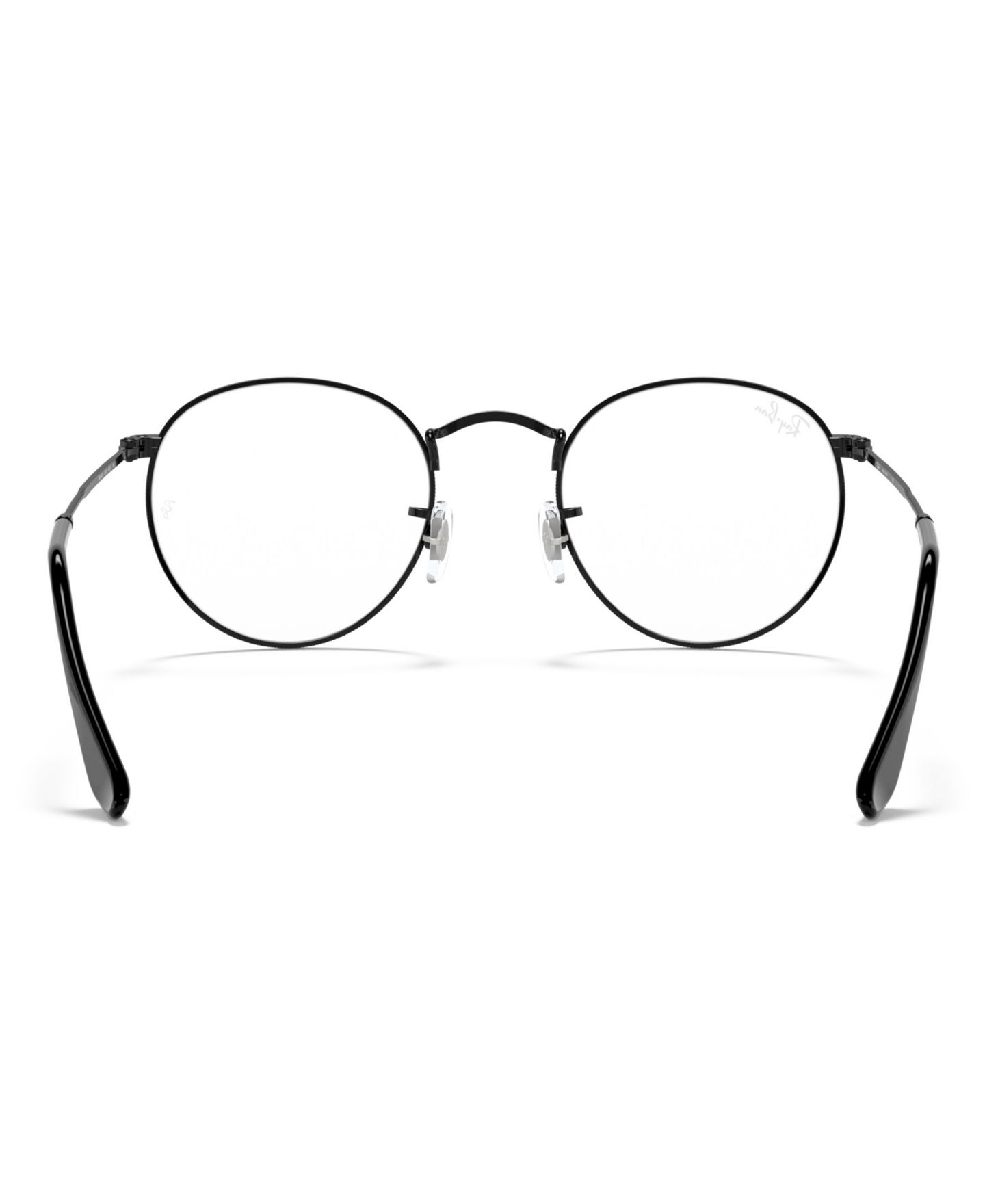 Очки Ray-Ban Unisex Round Metal RB3447V Round Metal Eyeglasses, цвет: Чёрный серебряный — фото 9