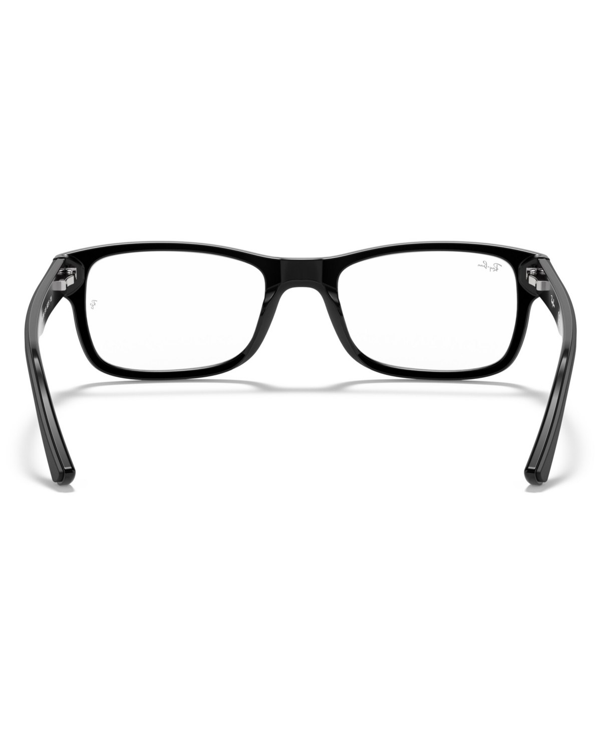 Ray Ban Rx5268 Unisex Rectangle Eyeglasses In Matte Black