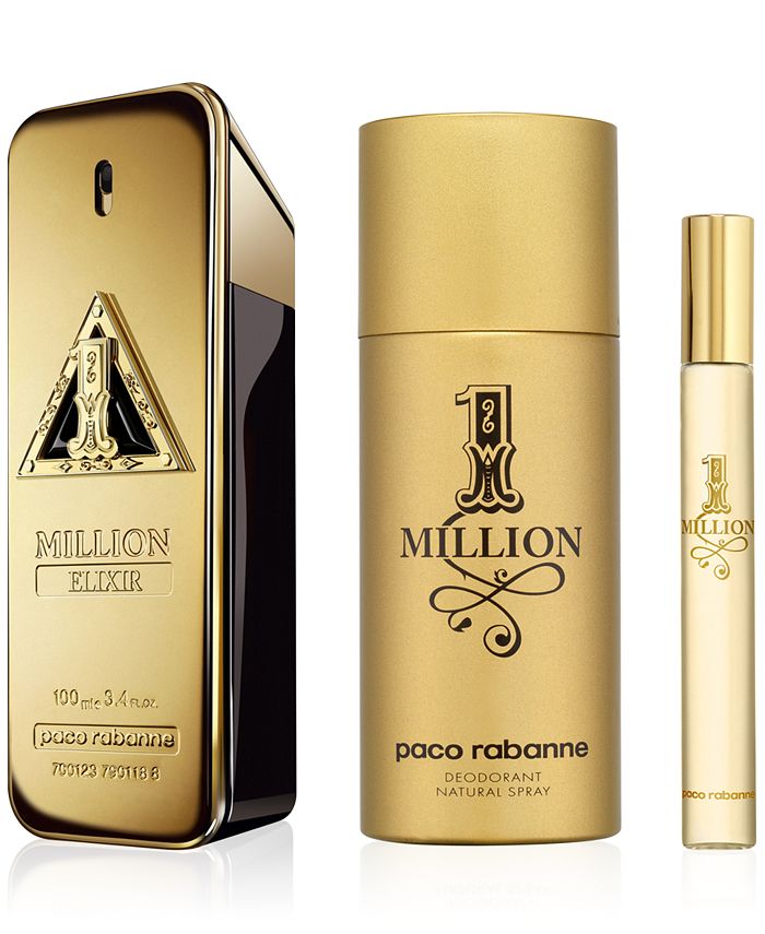 Paco Rabanne Men's 3Pc. 1 Million Elixir Parfum Intense Gift Set Macy's