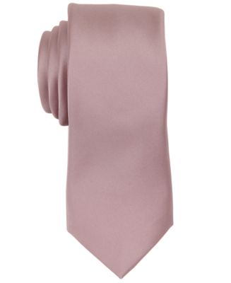 ConStruct Men's Satin Solid Tie - Macy's