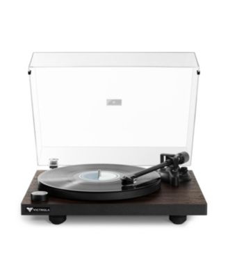 Premiere T1 Premium Turntable with Built-In Vinyl Stream Bluetooth Technology (Espresso)