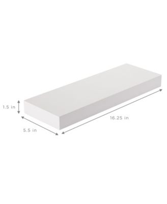 3 Pack 16 Inch  Floating Shelves - for Bedroom, Kitchen, Living Room, Office