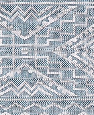 Provo 5779 7'10" x 7'10" Round Outdoor Area Rug