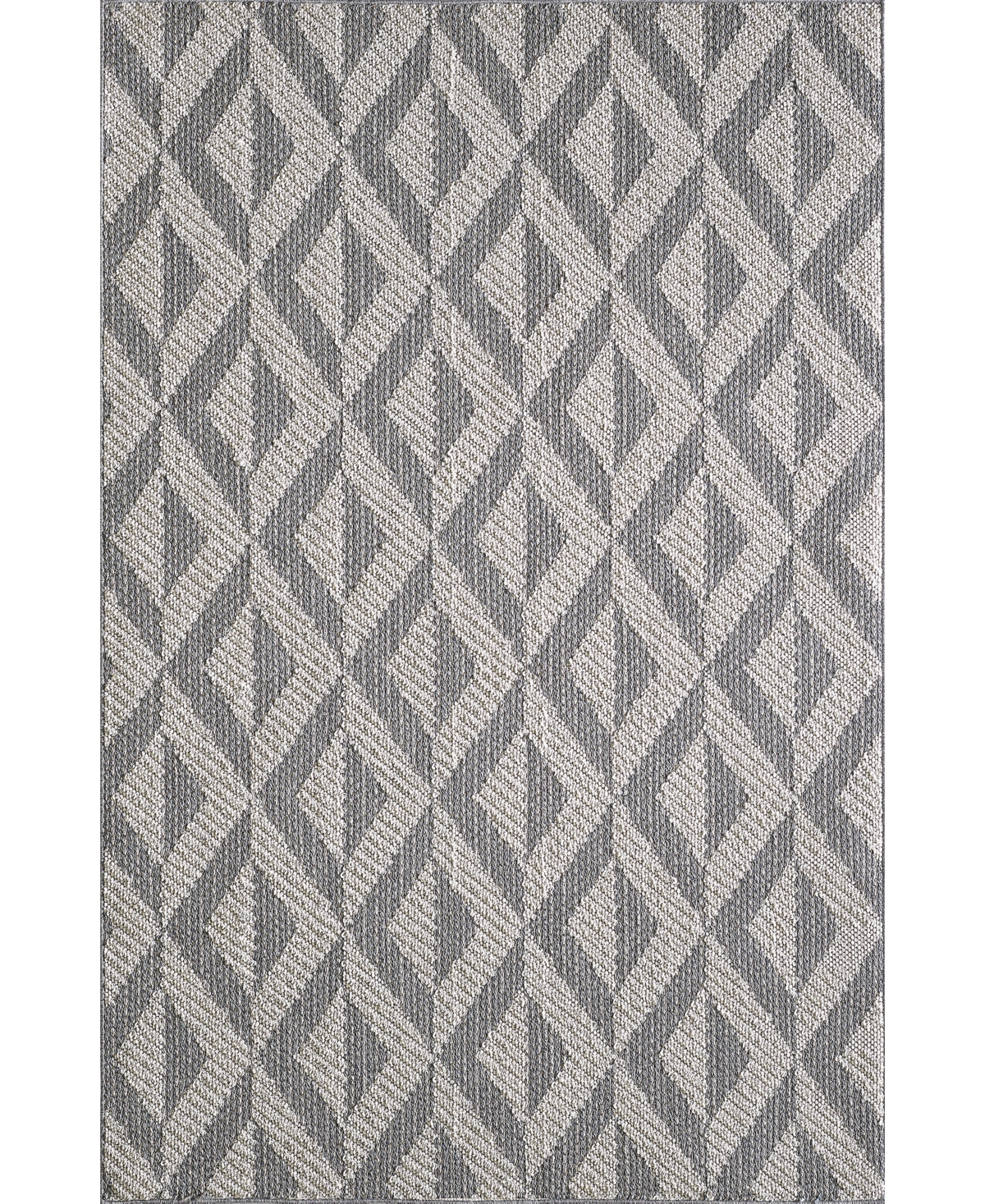 Kas Terrace 6759 6'7in x 9'4in Outdoor Area Rug - Gray