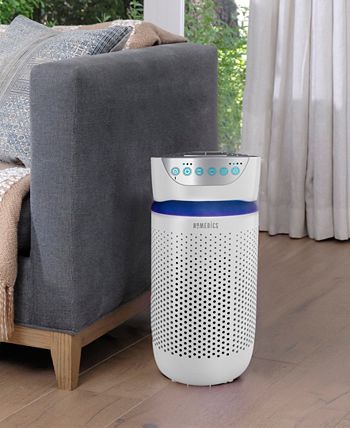 Purificatore D'aria HoMedics TotalClean Deluxe 5-in-1 – Torre Con Filtro True HEPA, UV-C, Ionizzatore, Telecomando