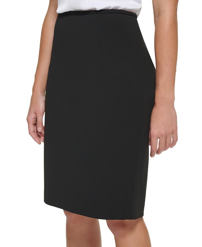 Calvin Klein Crepe Pencil Skirt & Reviews - Wear to Work - Petites - Macy's