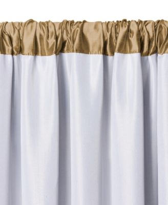 Versailles Faux Silk Blackout Window Curtain