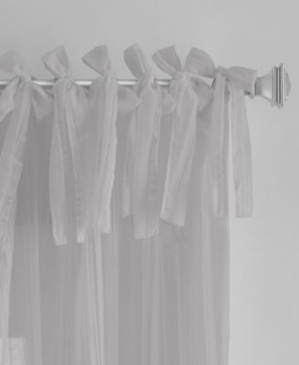Jolie Semi-Sheer Tab Top Window Curtain