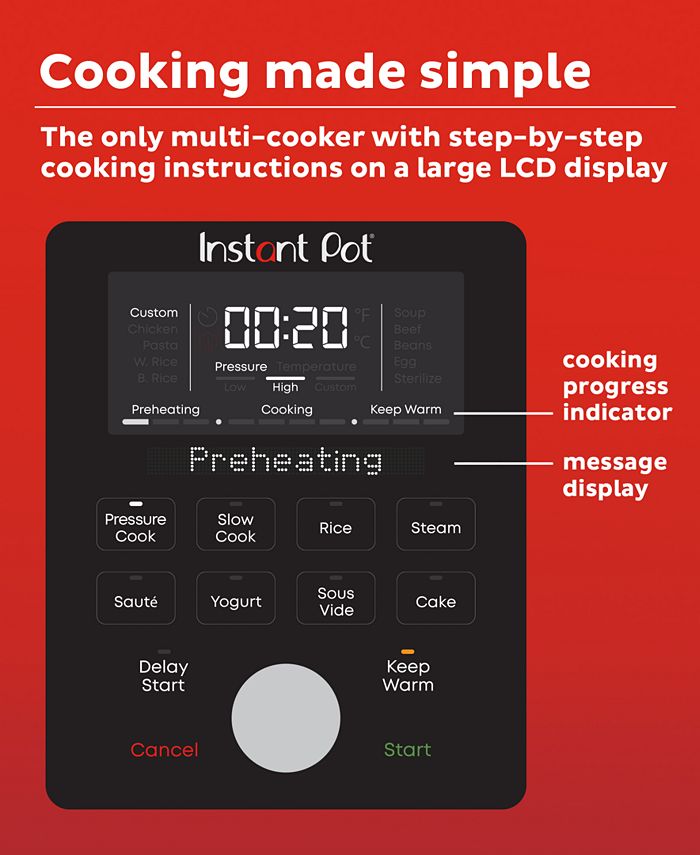 Instant 8qt Duo Plus Electric Pressure Cooker