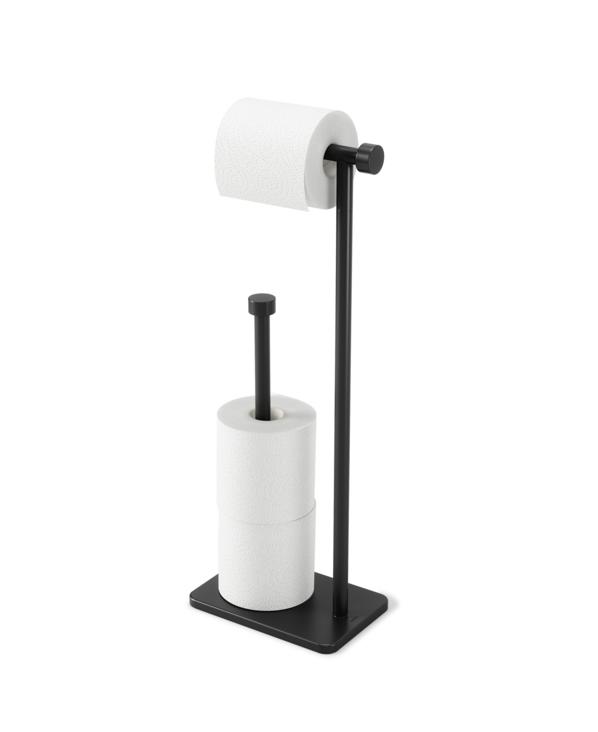 Umbra Cappa Toilet Paper Holder And Reserve In Black