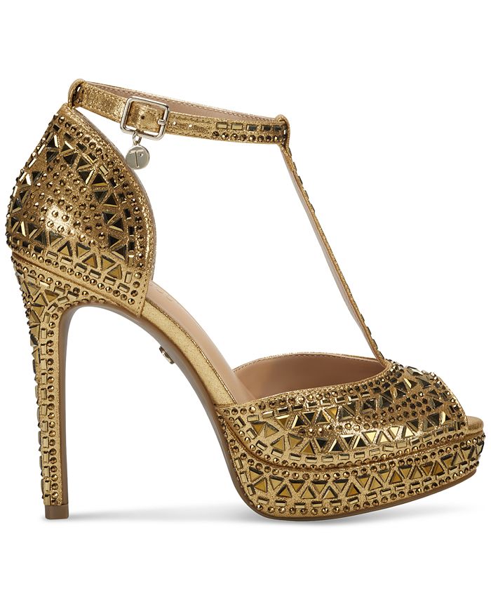 Thalia Sodi Women's Chace Embellished Platform Pumps Macy's