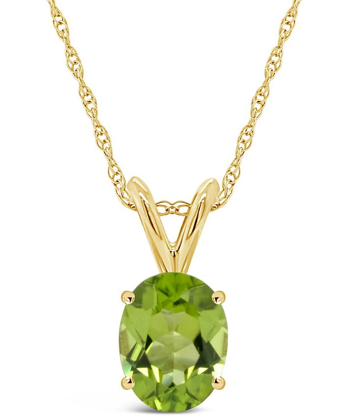 Macys peridot jewelry top