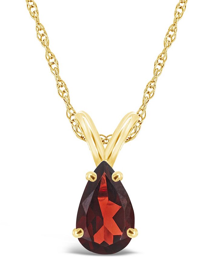Macys garnet jewelry sale