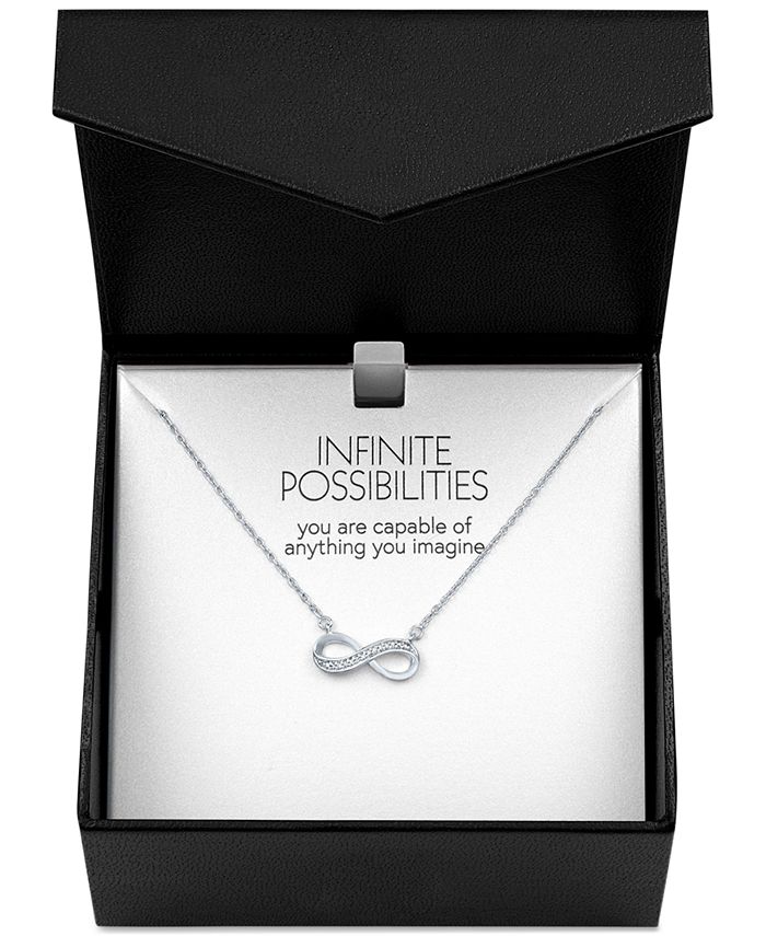 Infinity necklace macys hot sale