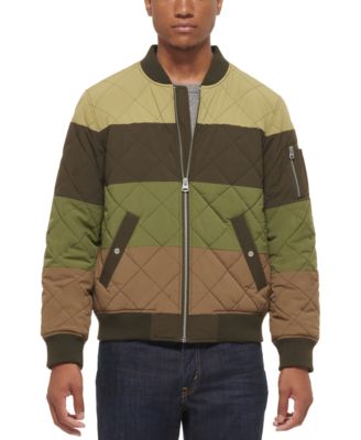 Men's Quilted Fashion Bomber Jacket