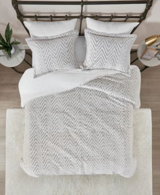 Adelyn Faux Fur 3-Pc. Comforter Set, King/California King