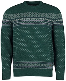 Men's Essential Fair Isle Wool Crewneck Sweater