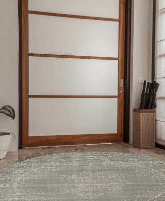 CLOSEOUT! Cantu 3563 5'3" x 5'3" Round Area Rug